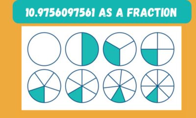 10.9756097561 as a fraction​